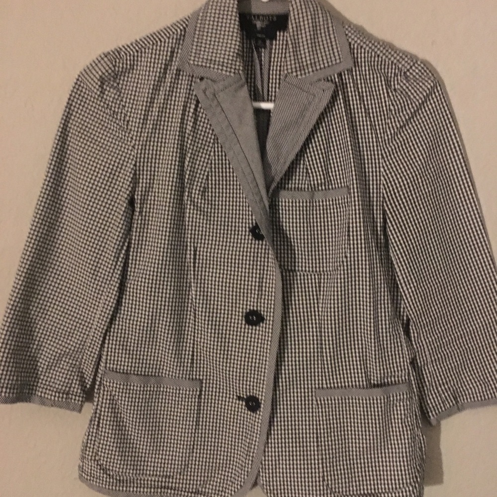Gingham blazer